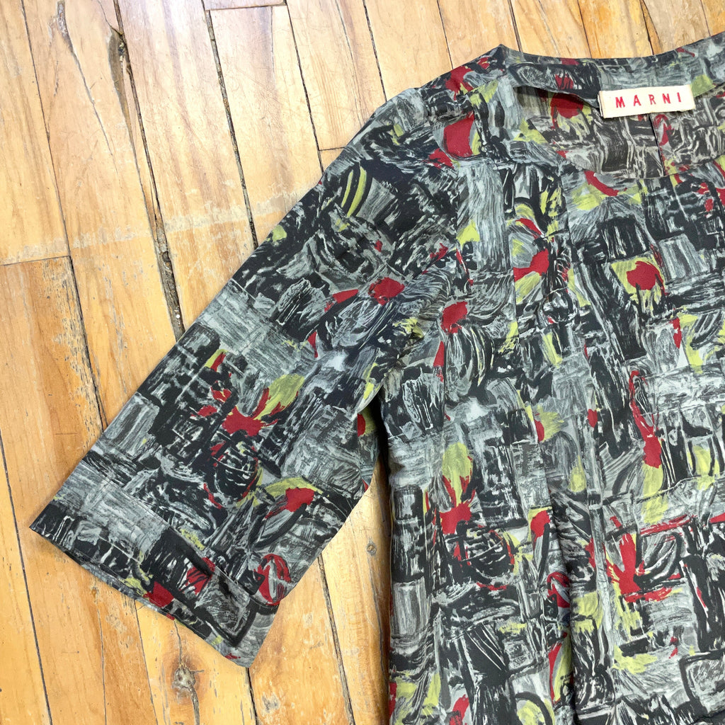 @Marni Vintage Designer Dress Size Tops Public Butter 