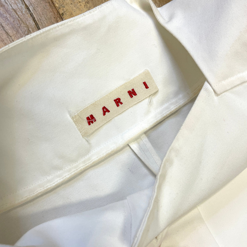 @Marni Vintage Designer Starchy Peplum Top Size Tops Public Butter 