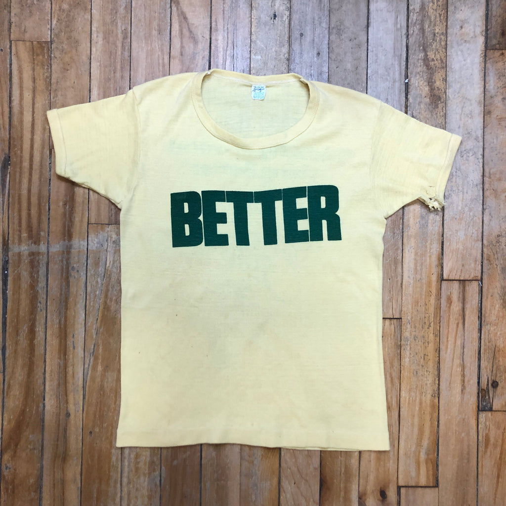 Olivia Neuton John "Making A Good Thing Better" Vintage Single Stitch Size Small T-Shirts Public Butter 