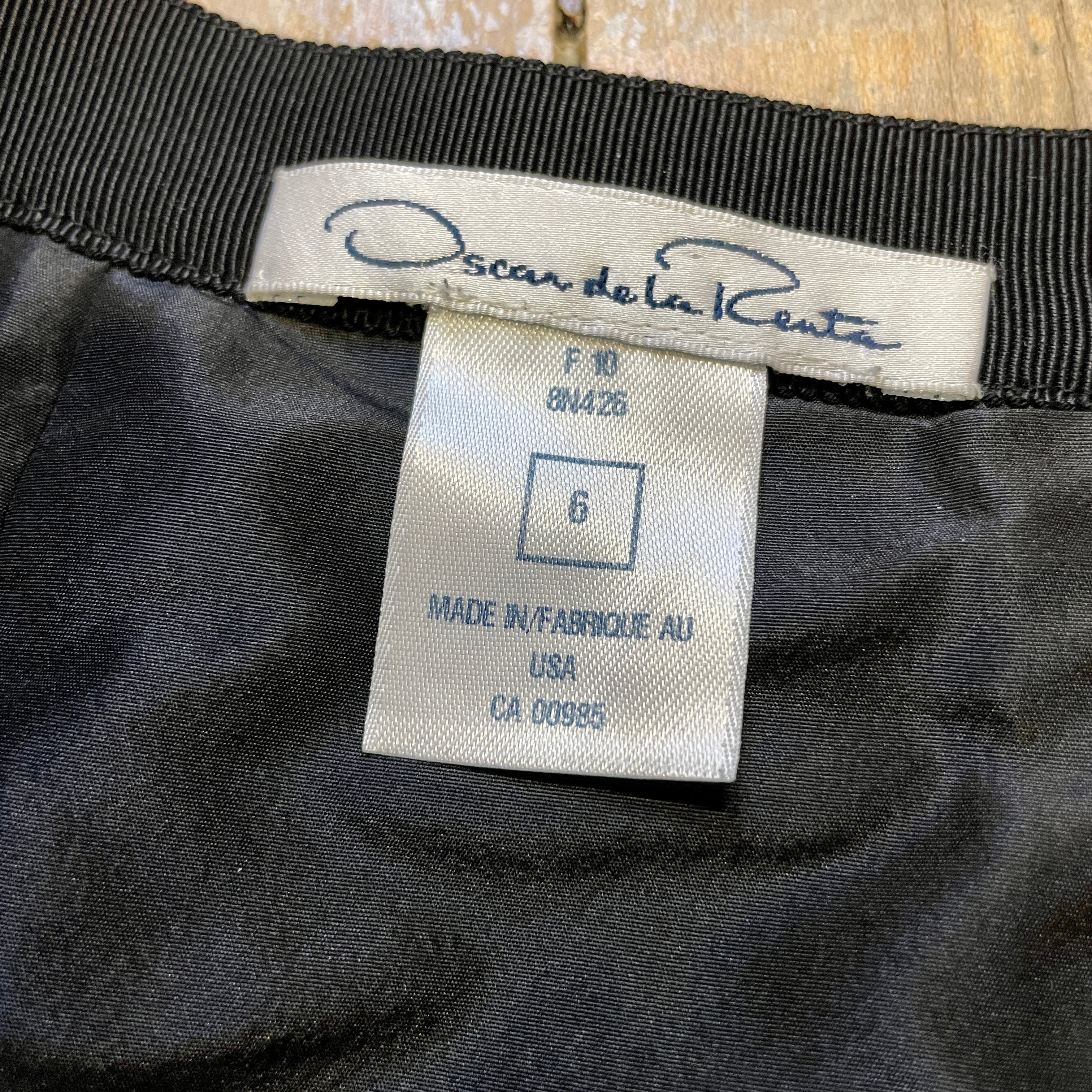 @Oscar de la Renta Fall '10 Vintage Designer Skirt Size Tops Public Butter 