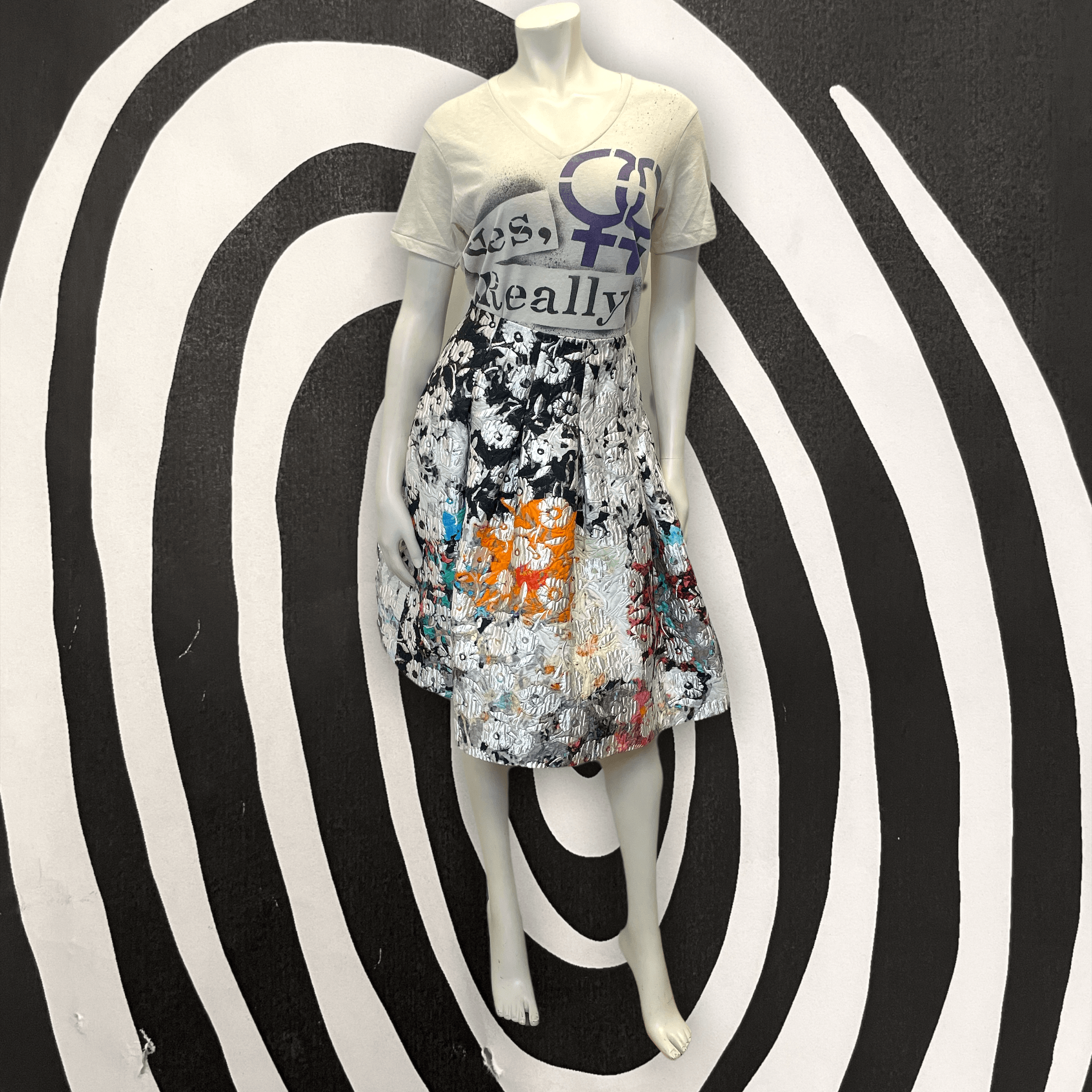 @Oscar de la Renta Spring '16 Vintage Designer Skirt Size Tops Public Butter 