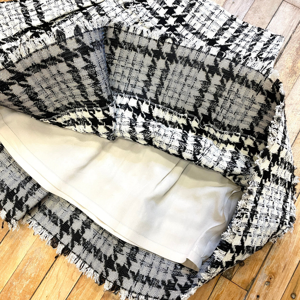 @Oscar de la Renta Vintage Designer Tweed Skirt Size Tops Public Butter 