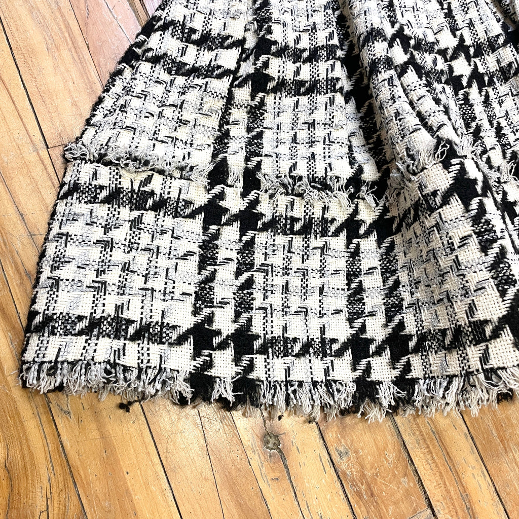 @Oscar de la Renta Vintage Designer Tweed Skirt Size Tops Public Butter 