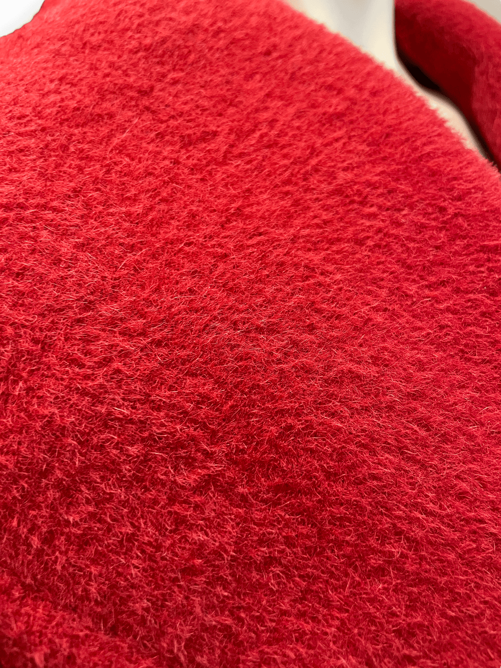 Sonia Rykiel Fluffy Red Alpaca Blend Robe Style Coat Made in France Size M Jackets & Coats Public Butter 