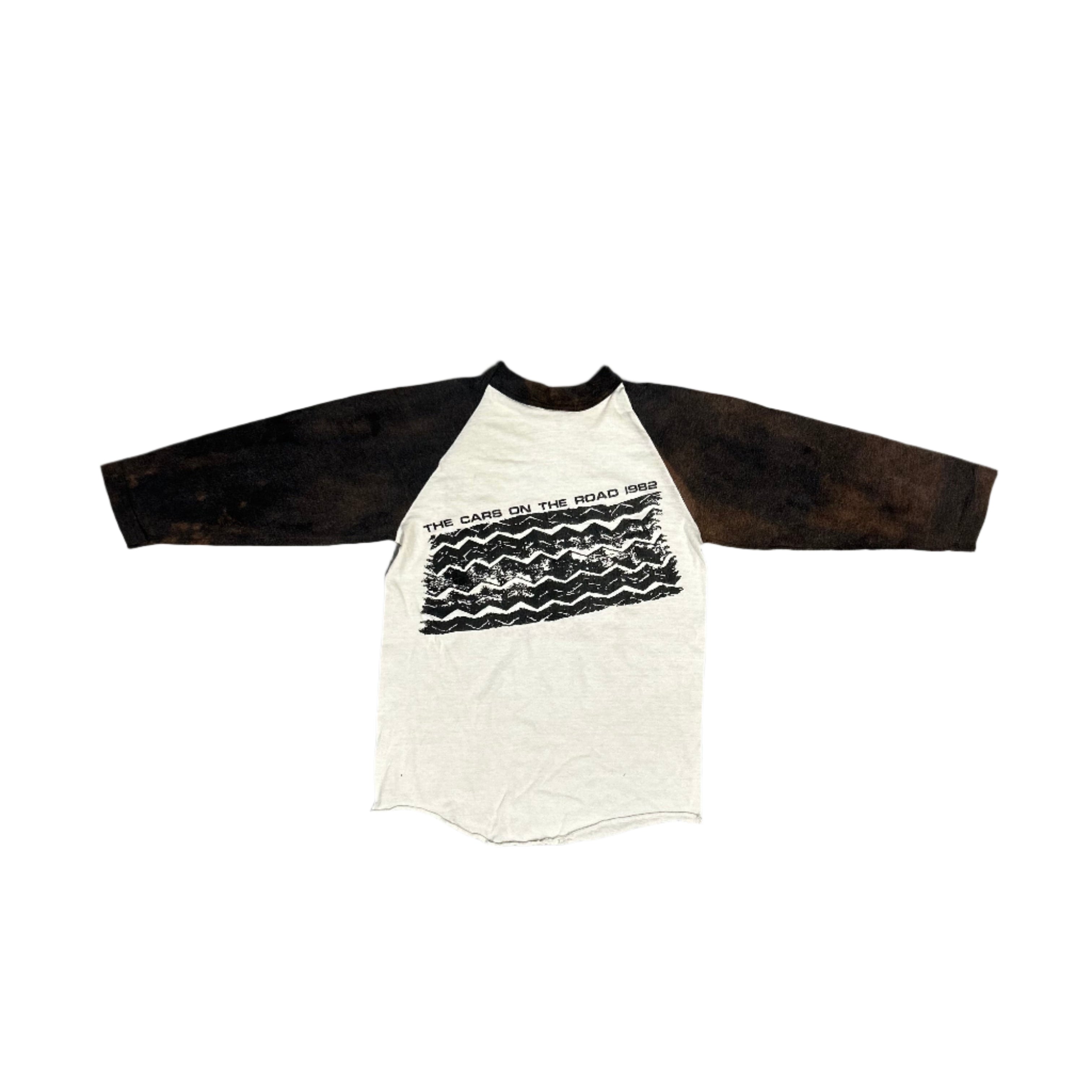 Vintage 80s The Cars 'Shake It Up Tour' Baseball Raglan Tee (XS)