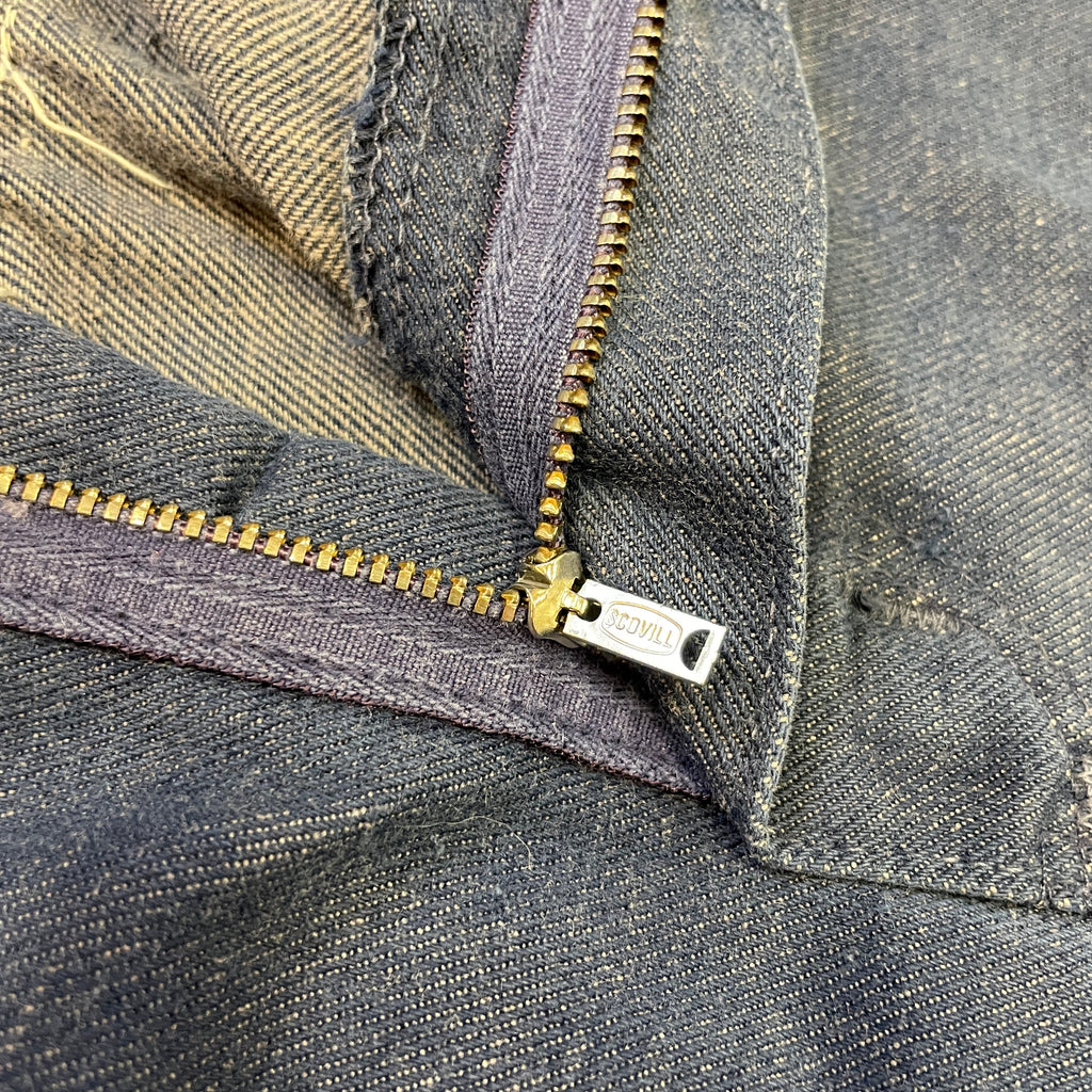 Vintage 60s/70s Soft Denim Wrangler Bell Bottoms Made in USA 31" Waist Bottoms Public Butter 