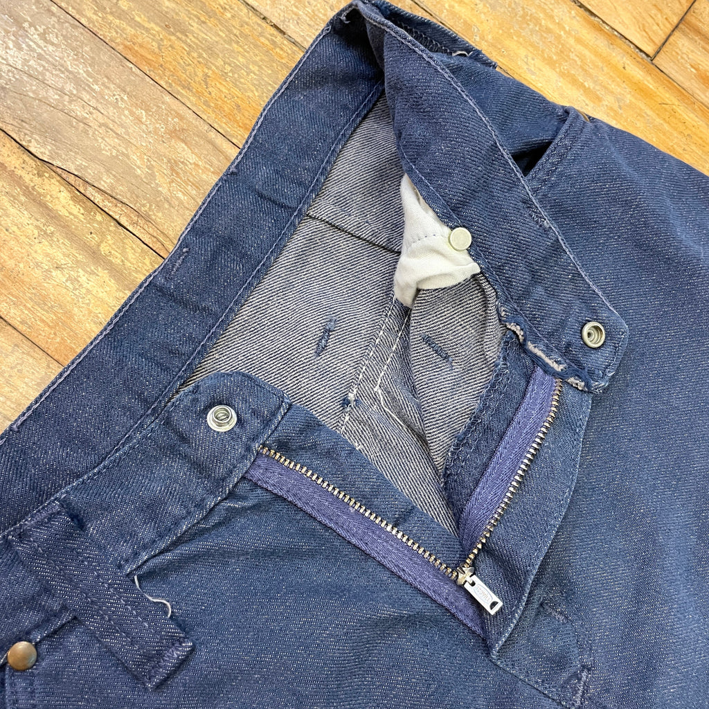Vintage 60s/70s Soft Denim Wrangler Bell Bottoms Made in USA 31" Waist Bottoms Public Butter 