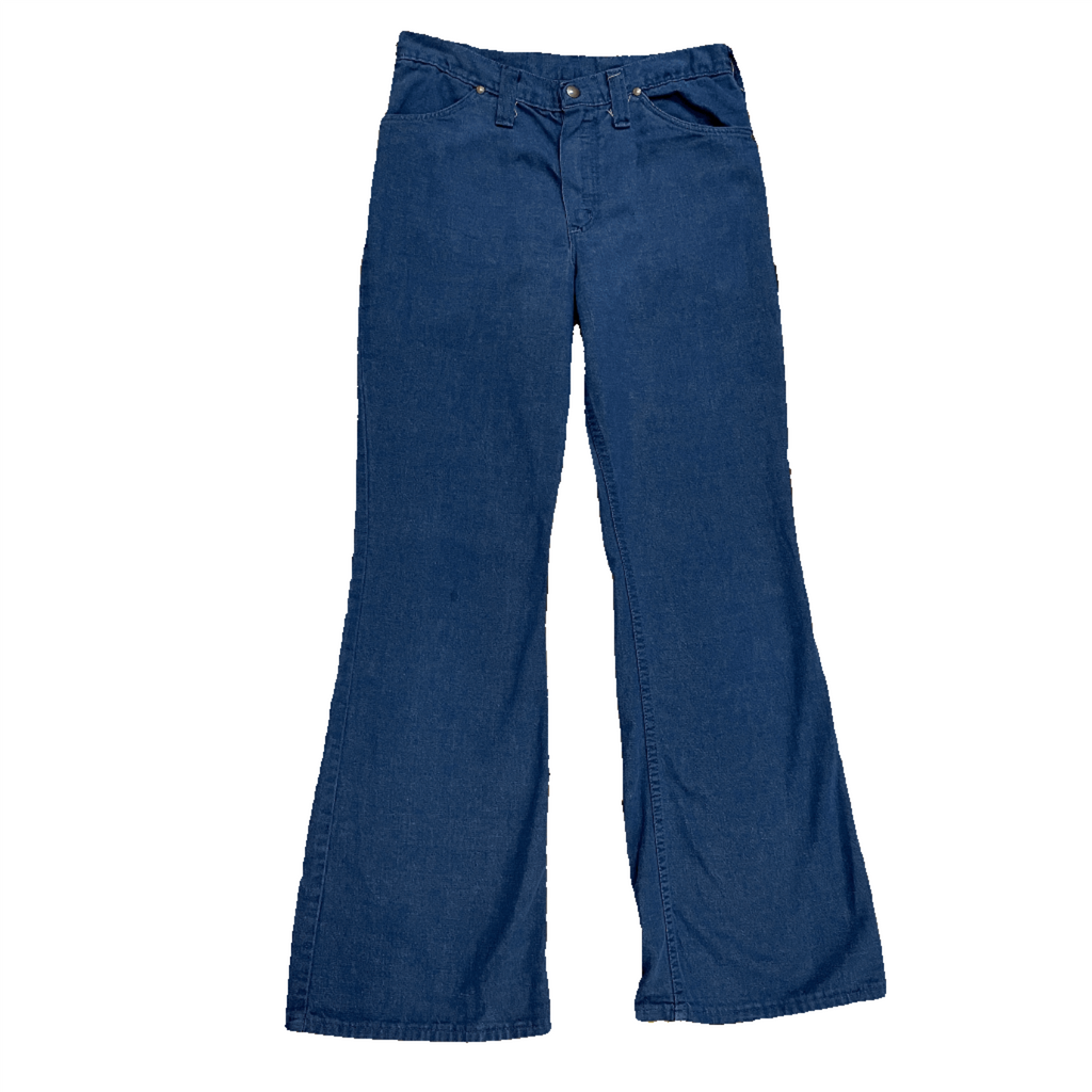 Vintage 60s/70s Soft Denim Wrangler Bell Bottoms Made in USA 31" Waist Bottoms Public Butter 