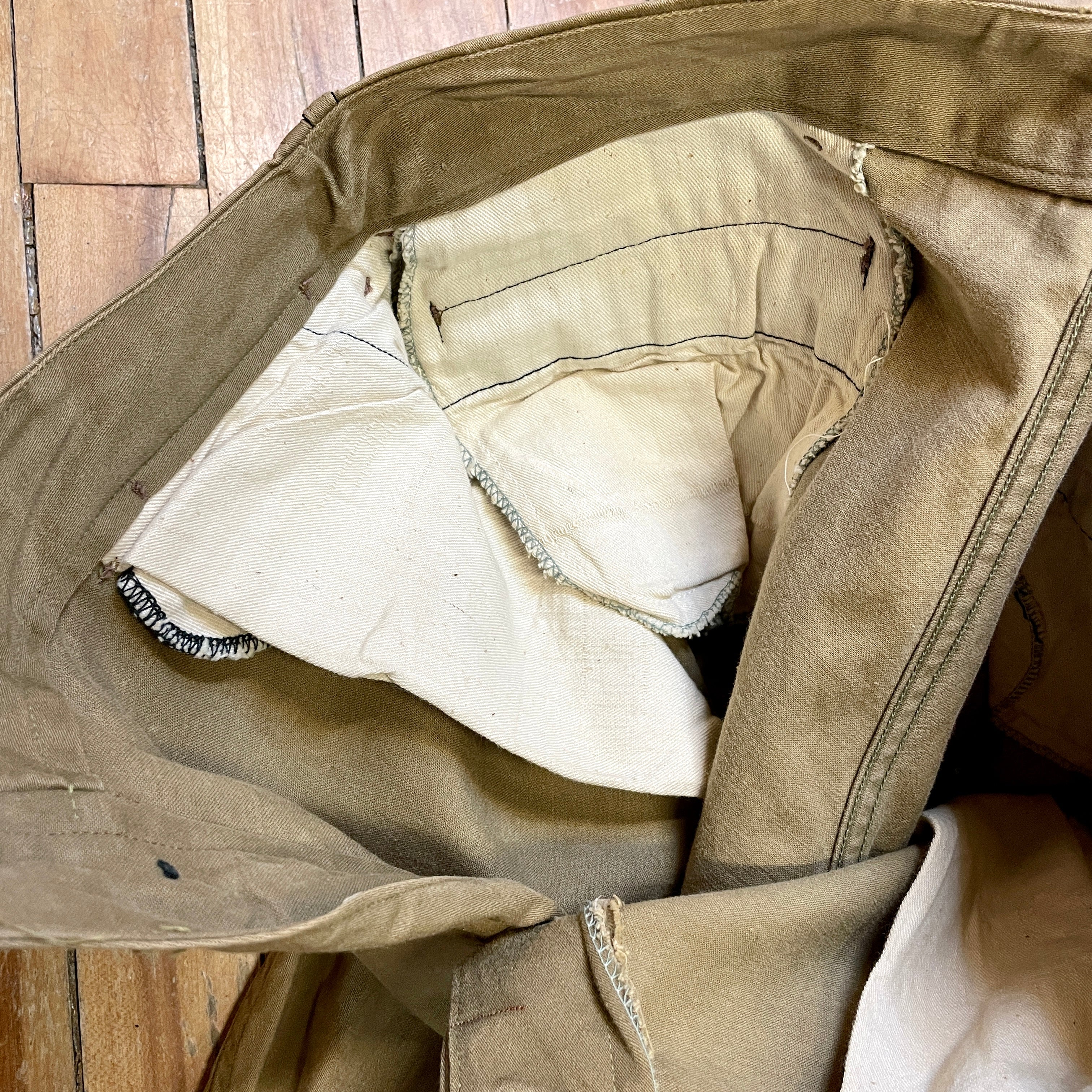 WWI Era Military Jodhpur Pants Waist 31" Bottoms Public Butter 