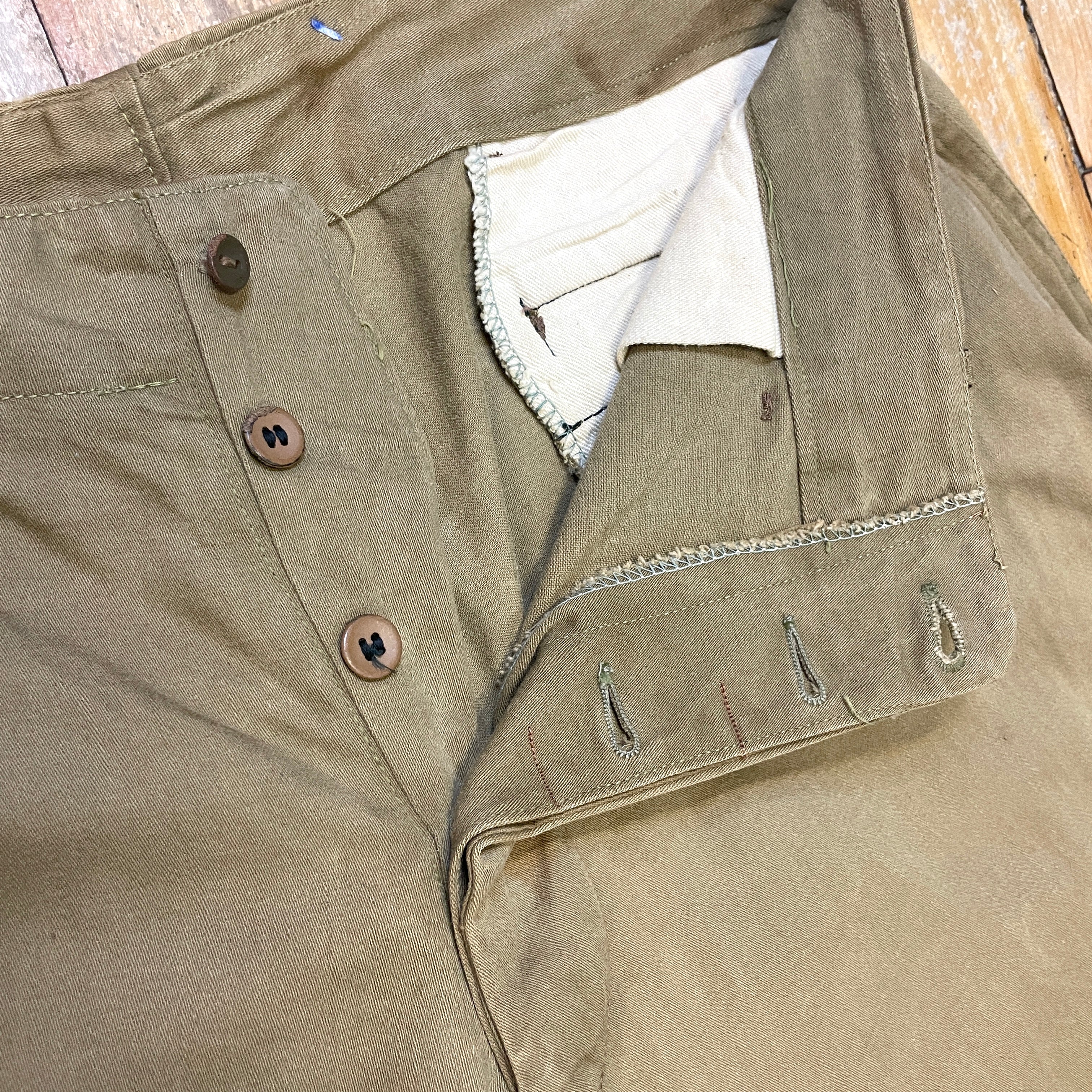WWI Era Military Jodhpur Pants Waist 31" Bottoms Public Butter 