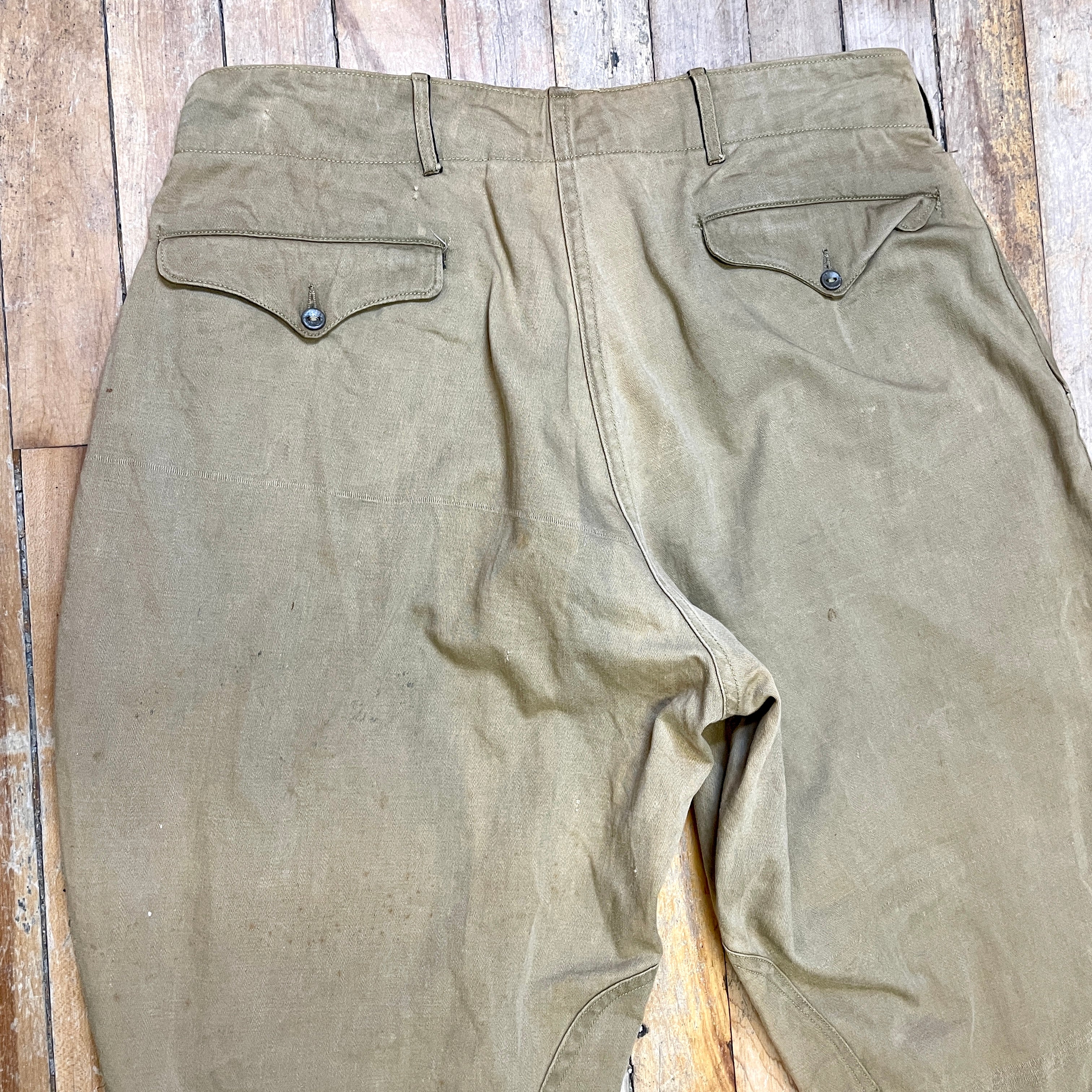 WWI Era Military Jodhpur Pants Waist 31" Bottoms Public Butter 